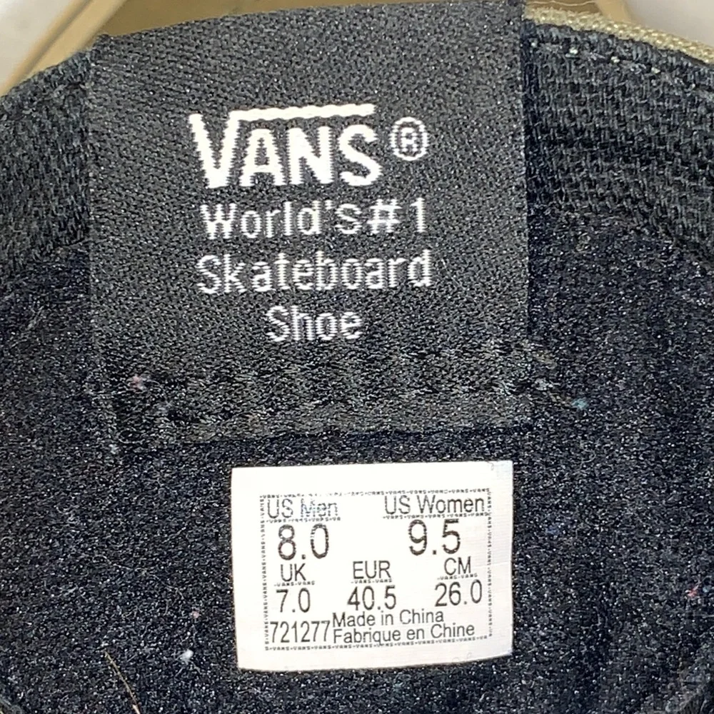 Vans Men’s Sk8-Hi Army Green/Black Canvas High-Top Sneakers